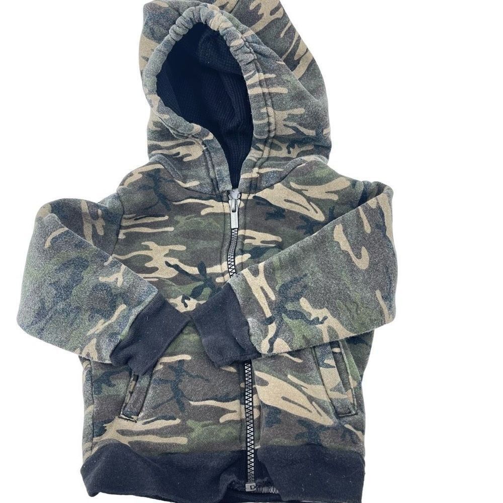 Athletic Works fleece thermal lined hoodie hooded sweatshirt jacket coat 18 mont
